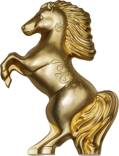 Wild Gilded Horse